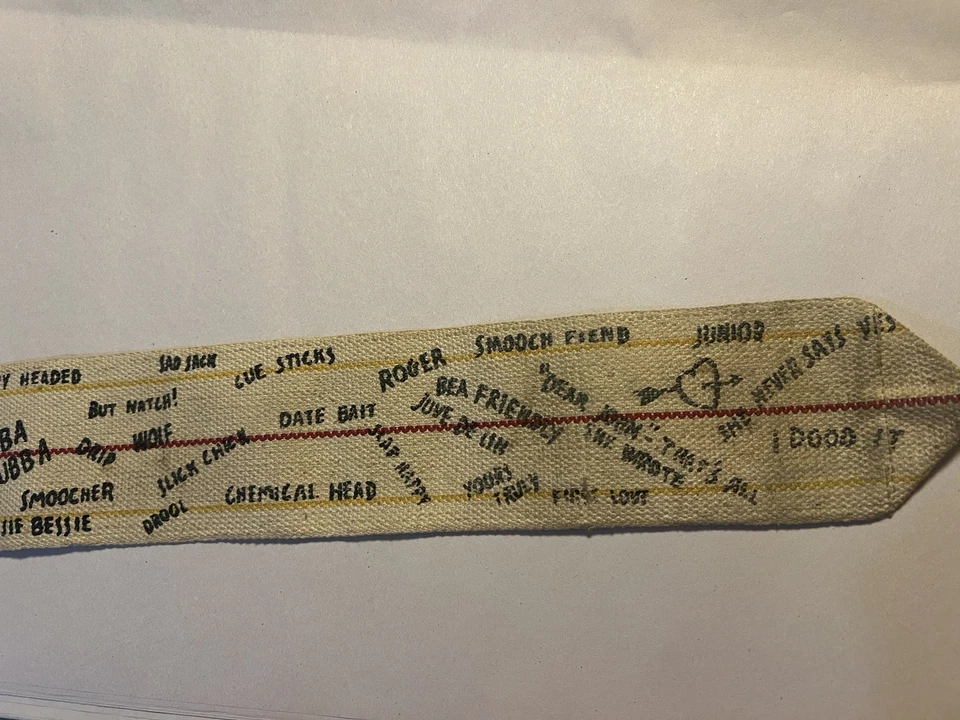 Cinturón Hep Talk de lona vintage raro de los años 1940-1950 para mujer Foto 2 de 4