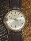 Vintage 1970's Timex Automatic 34mm Men's Watch Gold tone FOR REPAIR