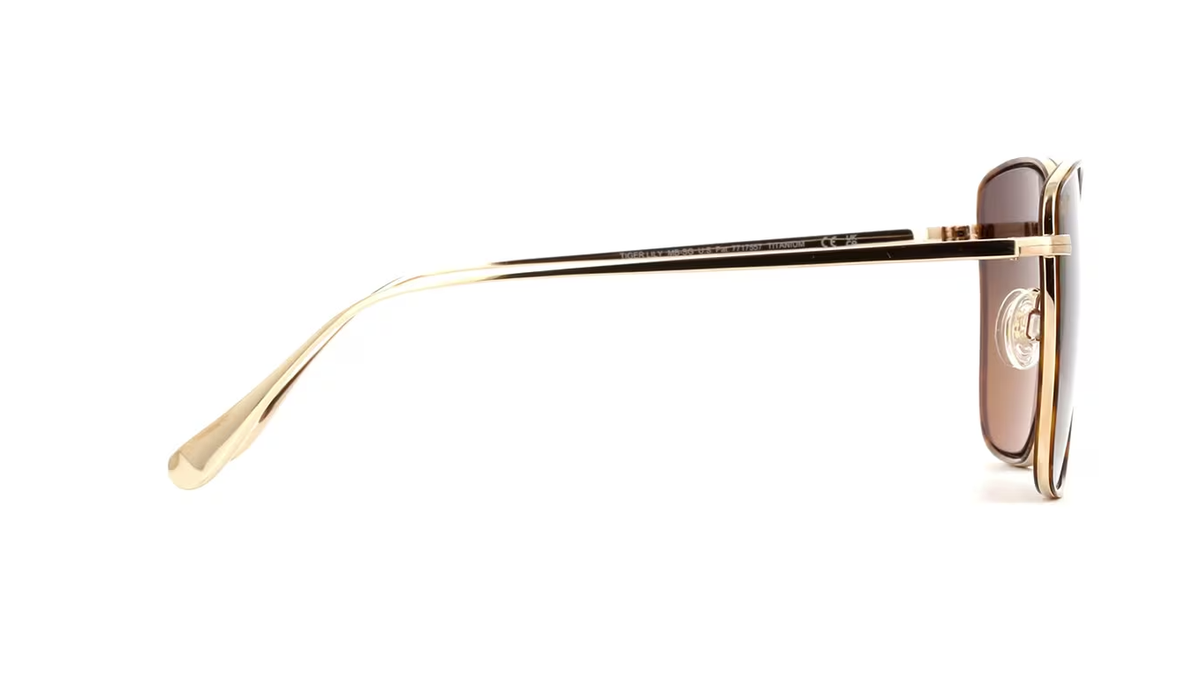 【美品】  ホース　RDA119 アイリッシュハンター Maui Jim Tiger Lily Dark Tortoise & Gold/ HCL Bronze Polarized