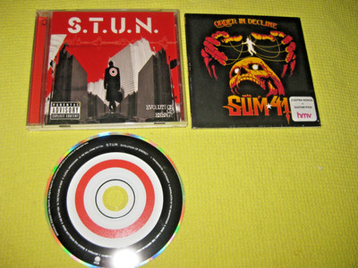 S.T.U.N.   Evolution Of Energy & SUM 41 Order In Decline 2 CD Albums Punk