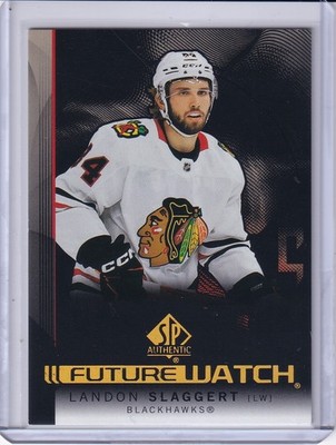 Landon Slaggert, Chicago Blackhawks 2024-25 Future Watch Black #190