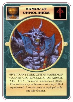 Armor Of Unholiness Ungraded DMT: Inquisition