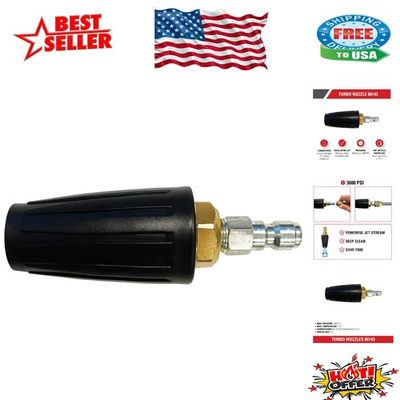 #ad #ad Professional Grade Turbo Nozzle for Gas and Electric Pressure Washers 1 4 Inch $66.99
