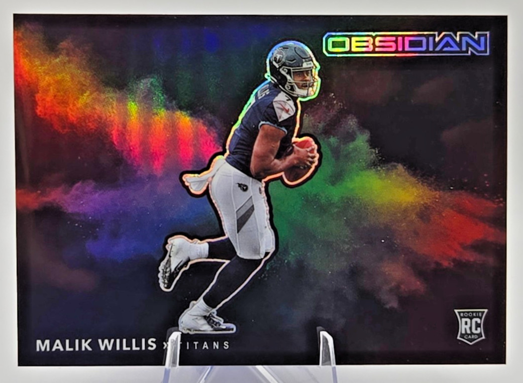 2022 Obsidian Malik Willis Black Color Blast SP Rookie Card RC Titans SSP/CH🔥