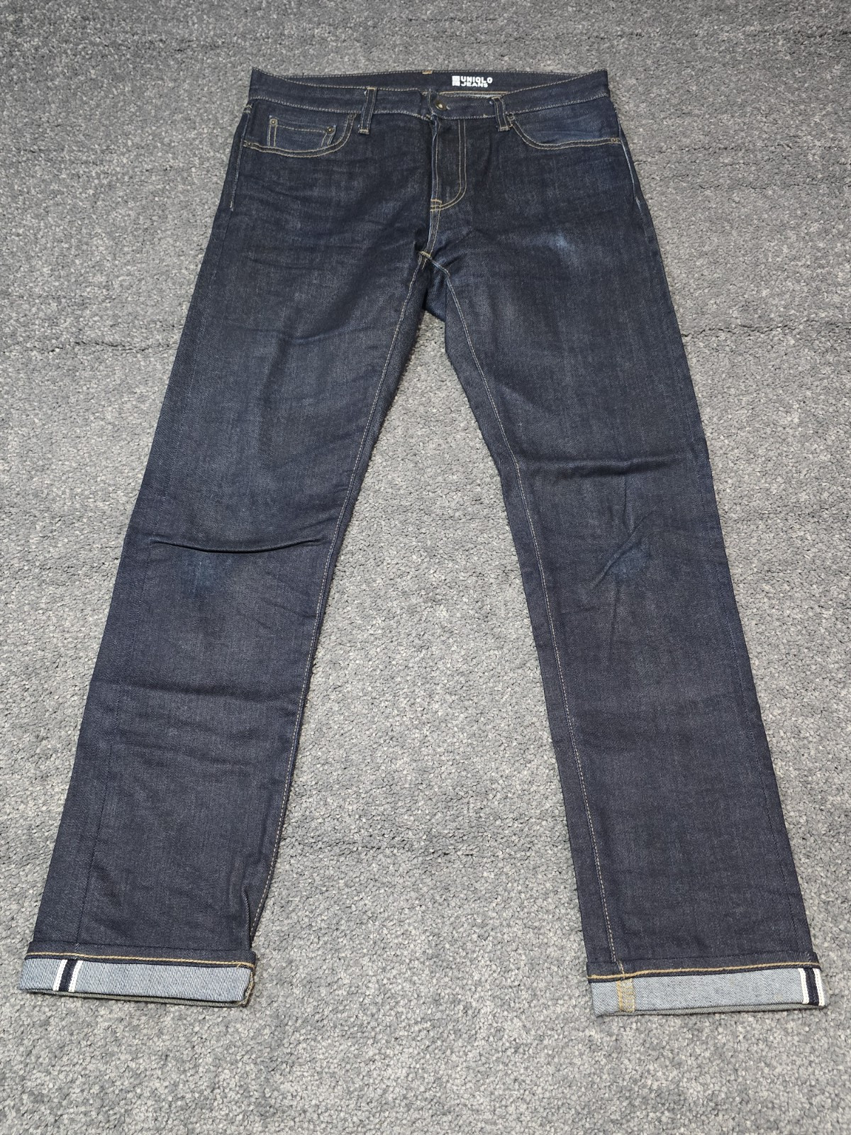 Uniqlo Selvedge Jeans Mens 31x32 Blue Raw Denim Streetwear Redline