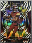 2025 Jayden Daniels Panini Select Concourse SSP Zebra! CLEAN!