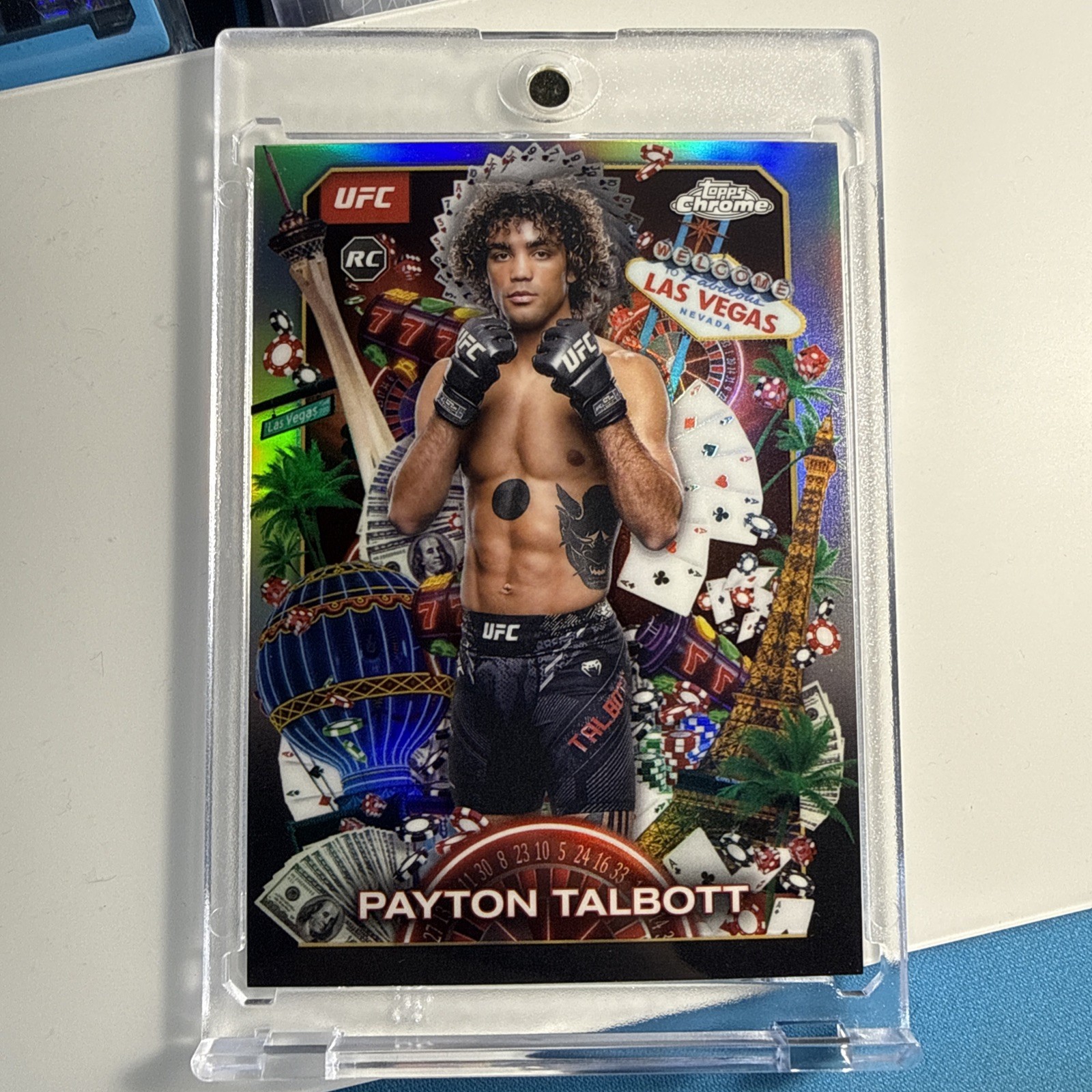 2025 Topps Chrome UFC Payton Talbott RC Titans SSP Case Hit TNS-7