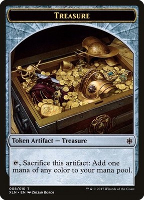 Treasure (8)   Ixalan Tokens TXLN   MTG Magic the Gathering