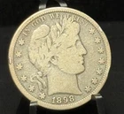 1898-S Barber Half Dollar 50C Silver Coin-II