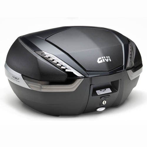 Topcase Givi Case V47NNT Tech Carbon Texture Finish and Smoke Reflectors