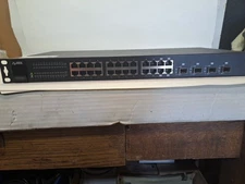 ZyXel GS-1524  L2 Web Managed Gigabit Ethernet Switch  USED