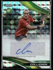 2025 Topps Chrome Tennis Raphael Collignon Geometric Refractor Auto RC Rookie