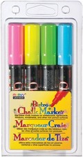 Uchida 480-4A 4-Piece Bistro Chalk Marker Set,Art Pens  Markers