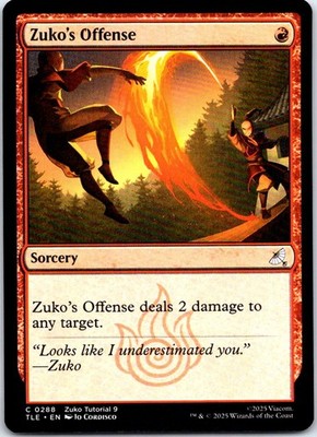 Zuko's Offense (0288) C Avatar: The Last Airbender: Eternal-Legal 288 NM