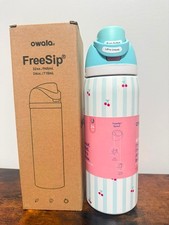 Owala FreeSip 32oz Insulated Water Bottle Leakproof Limited Cherry Print new