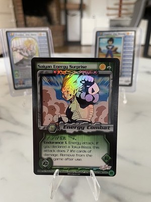 Saiyan Energy Surprise FOIL Holo Dragonball CCG Score Limited NM