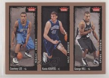 2008-09 Fleer Courtney Lee Kosta Koufos George Hill #243 o1h
