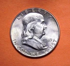 1949 P Franklin Half Dollar - BU Condition - 90% Silver - Free Shipping!