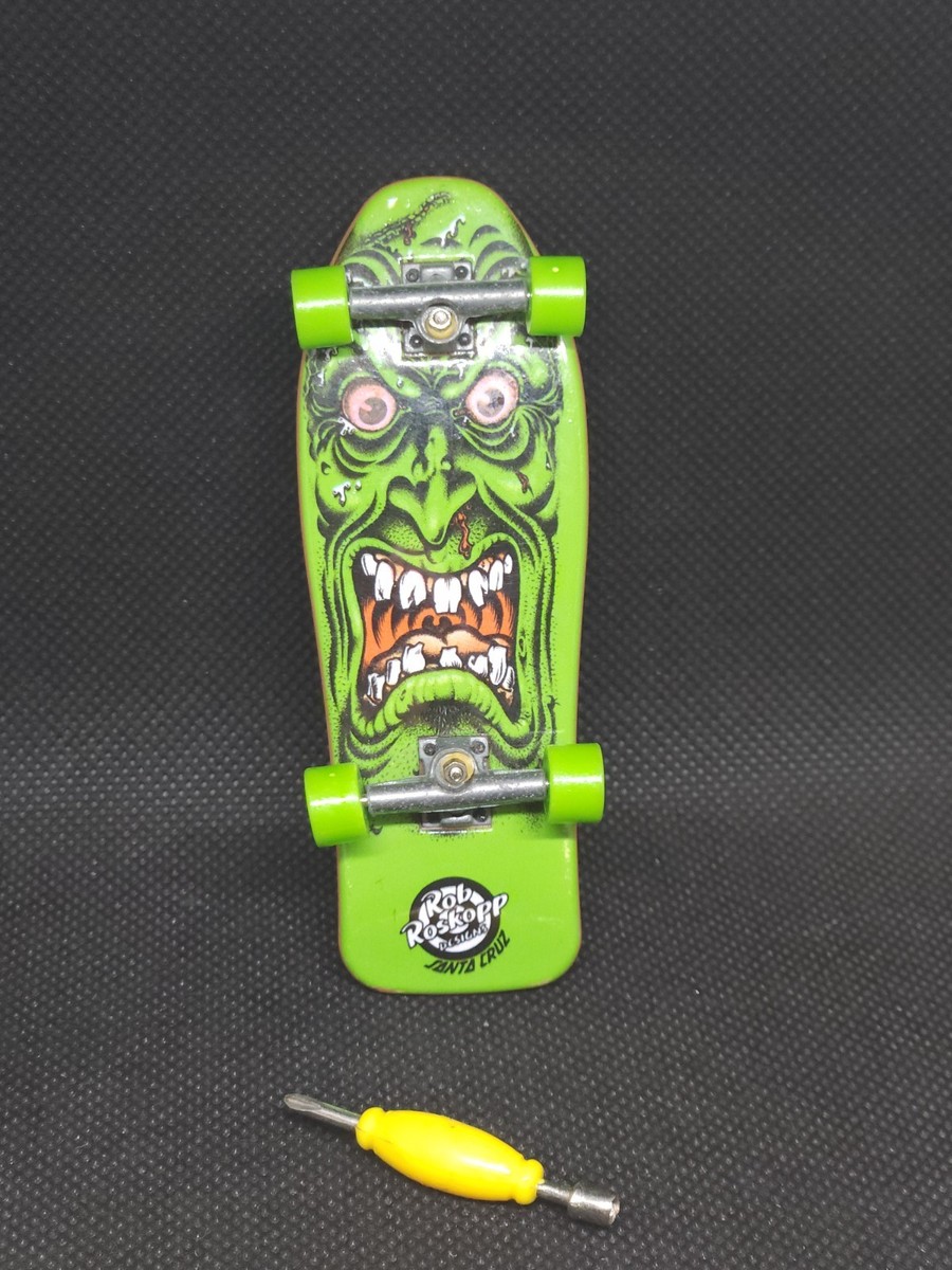 Tech Deck Fingerboard Rob Roskopp Santa Cruz Green Monster