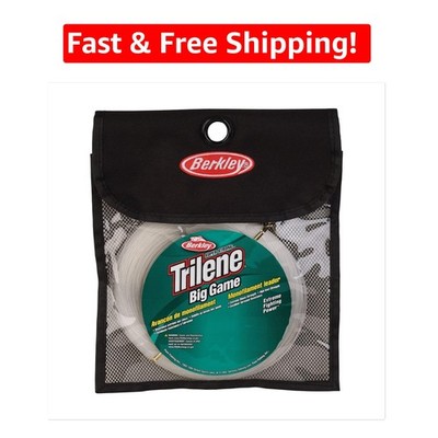 Trilene Big Game Monofilament Fishing Line - 400lb , 110 Yards Clear Leaders
