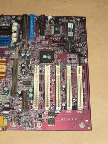 MOTHERBOARD ECS P4S5A/DX – SOCKET 478 ATX – INTEL PENTIUM 4 CPU 2.4 GHz – TESTED - Picture 4 of 8