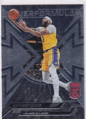 2022-23 Panini Donruss Elite NBA No. 30 Anthony Davis Power Formulas Silver