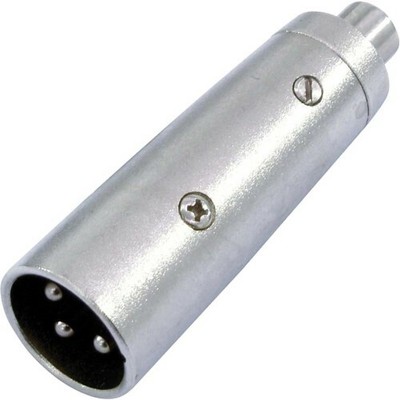 Adapter Cinchbuchse/XLR-Stecker | Neu