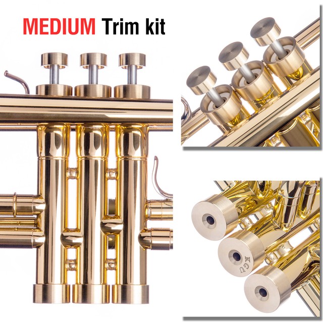 Yamaha Trumpet Trim Kit Medium Caps. KGUBrass. Raw Brass. TKMB109 eBay