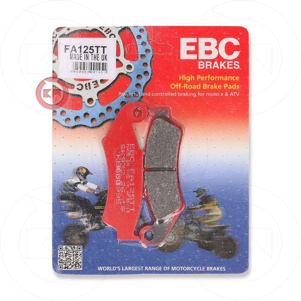 BremsbelÄGe Vorne Kohlenstoff EBC FA125TT Honda XR R 250 1991 - 1995-image