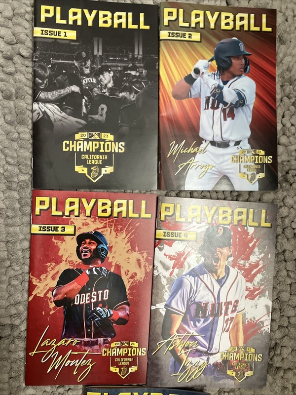 Modesto Nuts Program Issue 1,2,3,4,5 Emerson/Arroyo/Montez/Izzi/Hopkins Mariners