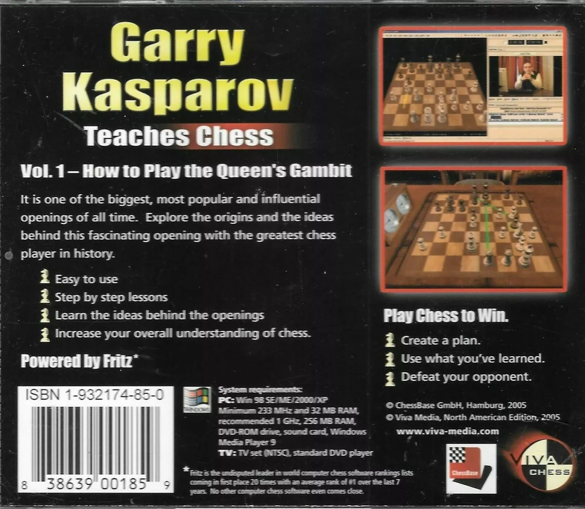 Garry Kasparov's Greatest Chess Games Volume 1 (Chess World