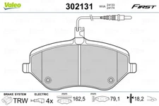 Valeo 302131 brake pad set, disc brake for Citroen, Peugeot