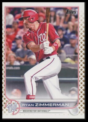 2022 Topps #296 Ryan Zimmerman  Gold Star