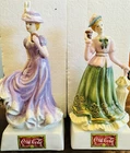 VINTAGE 2000 COCA COLA VICTORIAN LADY FIGURINES
