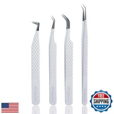 MK Queens Lash Tweezers - Stainless Steel Fib...