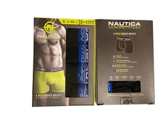 NWT. Nautica. 4 Pack. Men's Mesh Competition Boxer Briefs ~ Medium ~ MRSP$42.00