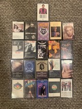 Lot of 21 Vintage Cassette Tapes 80  s Pop Rock Tested Must See 