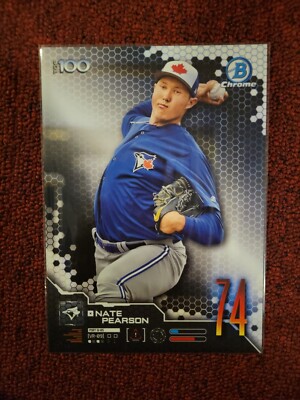 2016 Bowman Chrome 5x7 Jumbo Nate Pearson /49 Scouts Top 100 RC Rookie Card RY