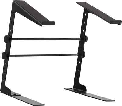 DJ PA Laptop Stativ Mixer Ständer Controller Stand Notebook Halter Klammer Stahl