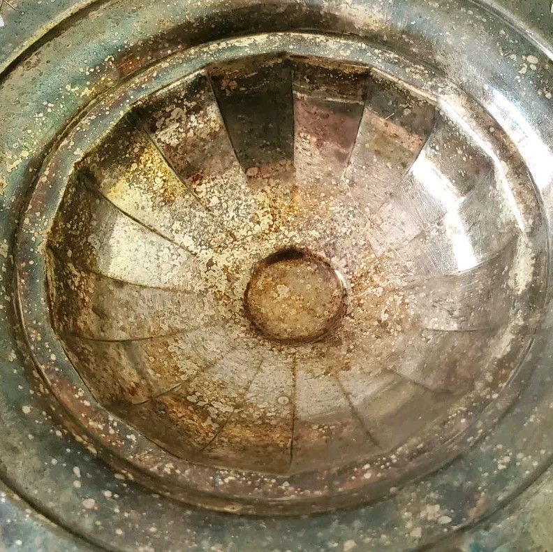 Vintage Rideau Plate Silverplate EPC Pierced Edge Compote Butter Server