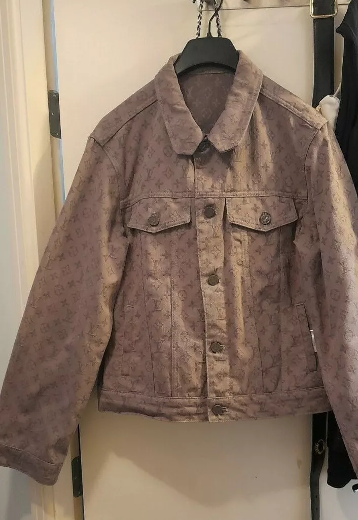 2021 Blurry Giant Monogram Denim Jacket