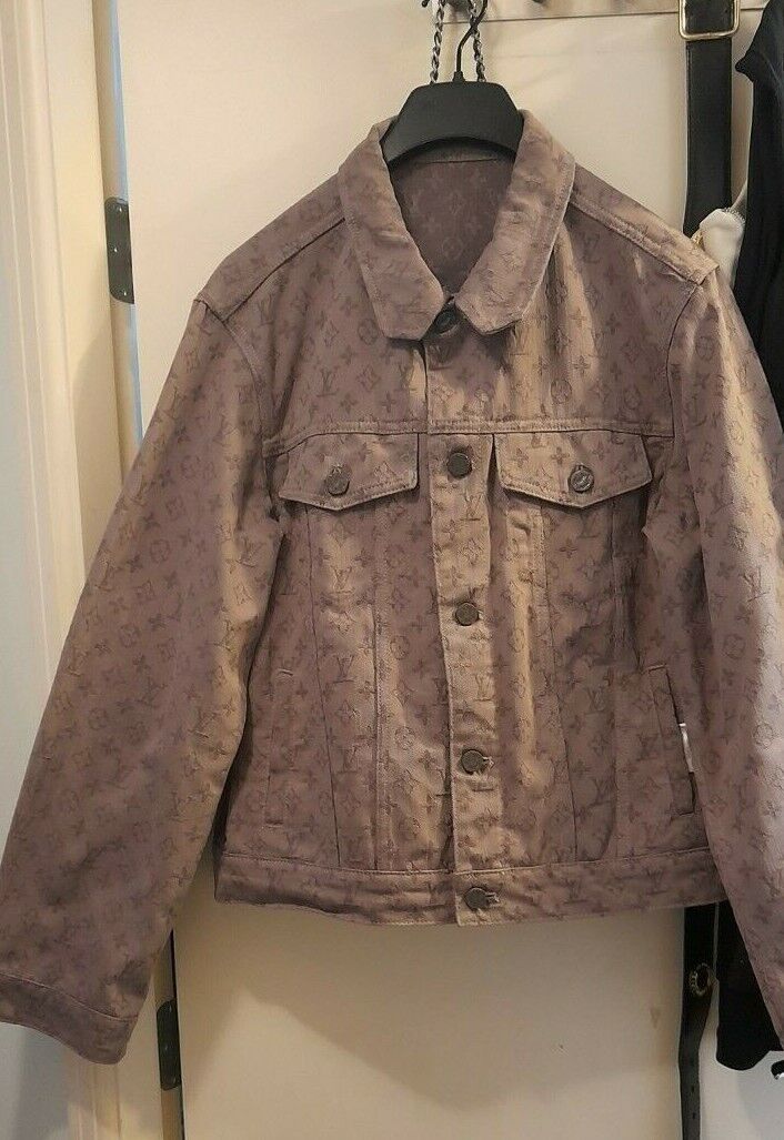 vuitton monogram denim jacket