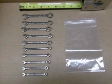Craftsman USA 10-Piece Metric Midget Combination Wrench Set with Pouch No 42339