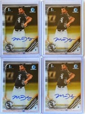 2019 Matthew Thompson Bowman Chrome Auto LOT of 4 White Sox Autograph