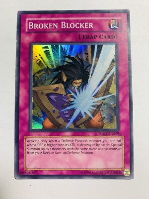 Broken Blocker TDGS-EN069 Unlimited Edition Super Rare LP Holo Foil Yugioh 