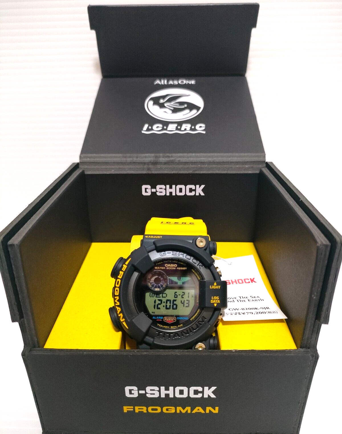 CASIO G-SHOCK GW-8200K-9JR Icerc Collaboration Love The Sea And