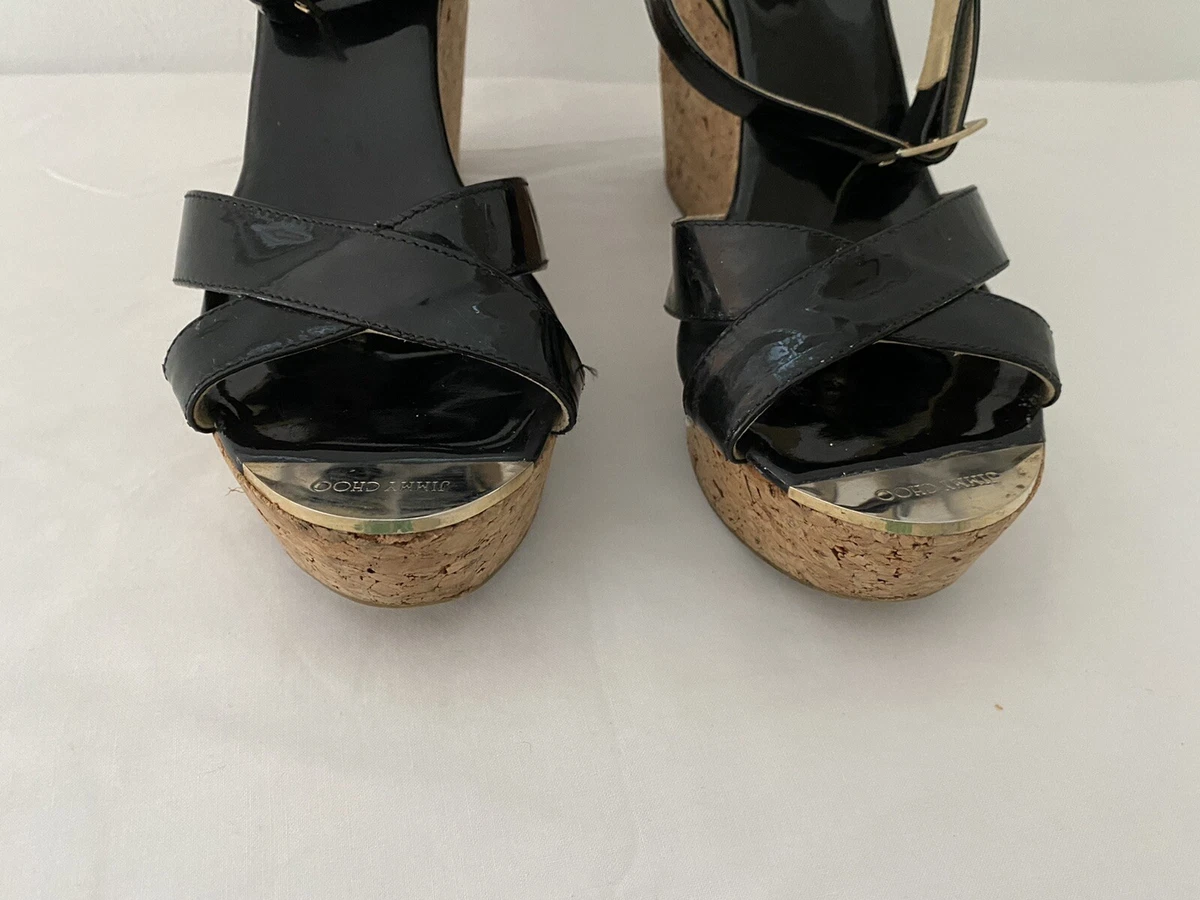 Jimmy choo wedges black 2025