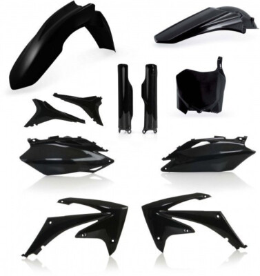 ACERBIS Black Plastic Kit HONDA CRF450R 2009 2010 2011 2012 CRF450