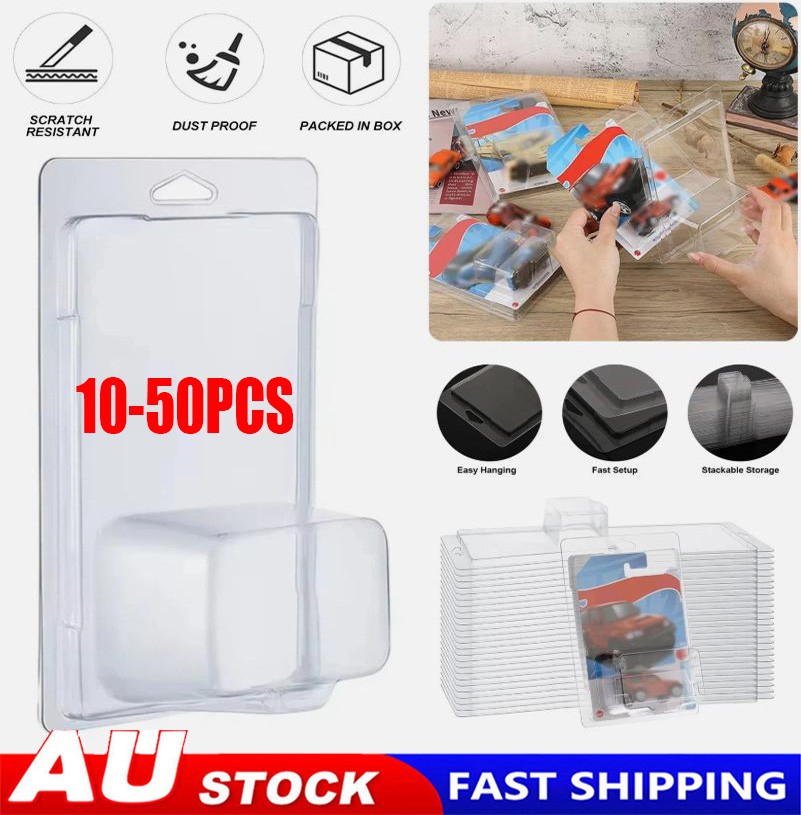Clear Protector Case Fit For Hot-Wheels Model Car Clamshell Case Storage Display