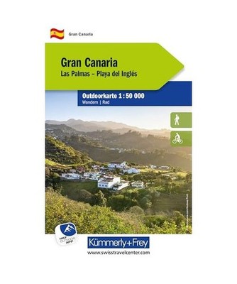 Kümmerly+Frey Outdoorkarte Gran Canaria 1:50.000: Mit Las Palmas, Playa del Ing